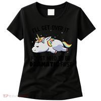 I Just Need To Be Dramatic Lazy Unicorn Gift Women's T-Shirt thumb 0