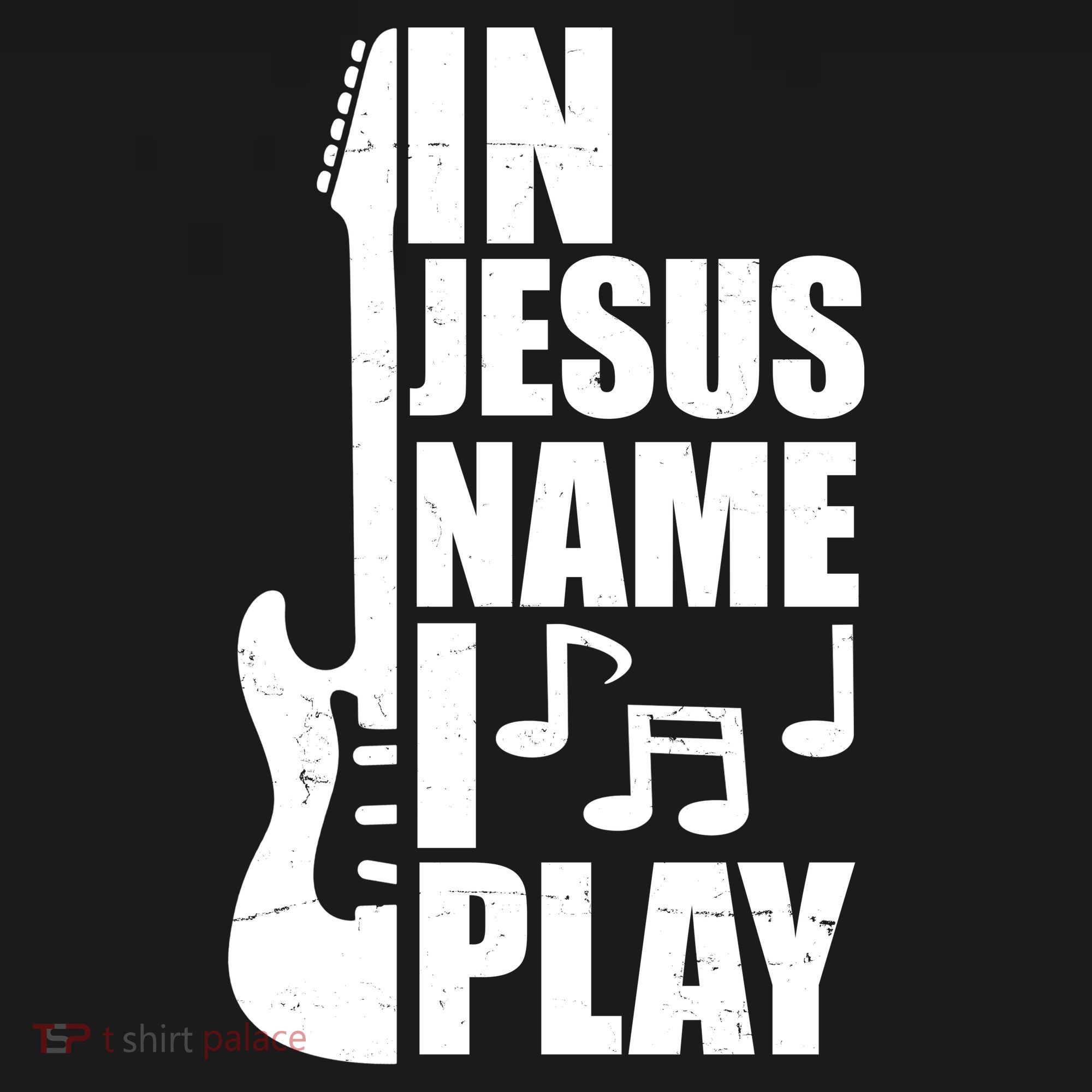 In Jesus Name I Play Guitar Backpack