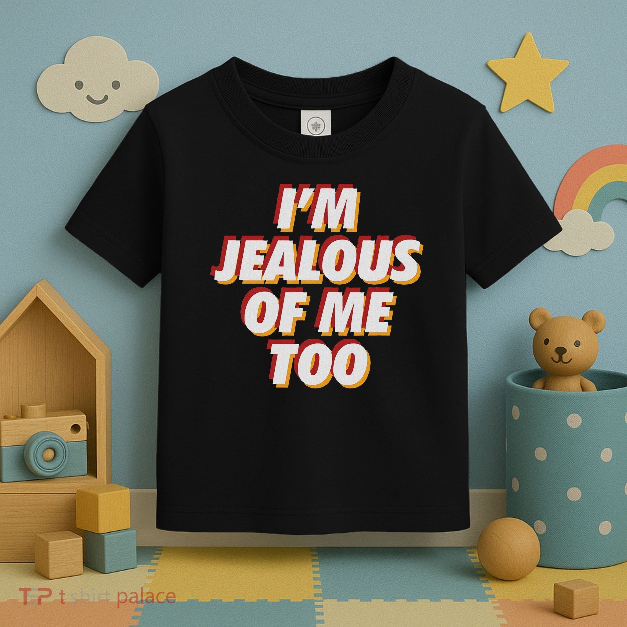 I'm Jealous Of Me Too Funny Saying Sarcastic Toddler T-Shirt