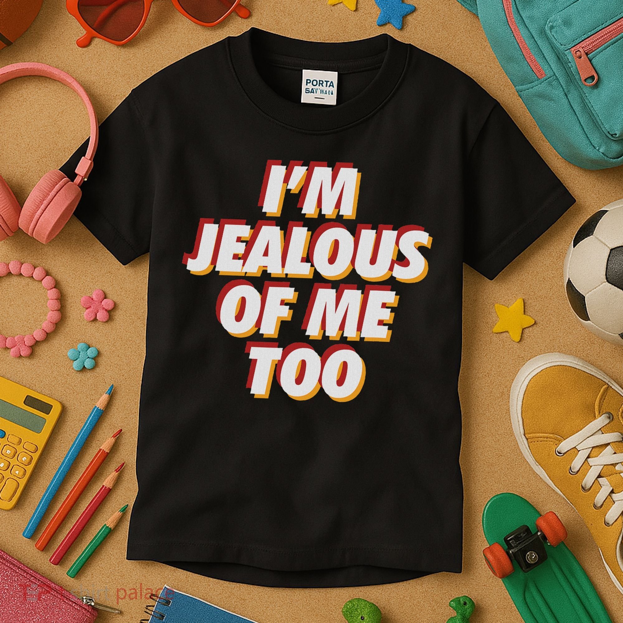 I'm Jealous Of Me Too Funny Saying Sarcastic Kids T-Shirt