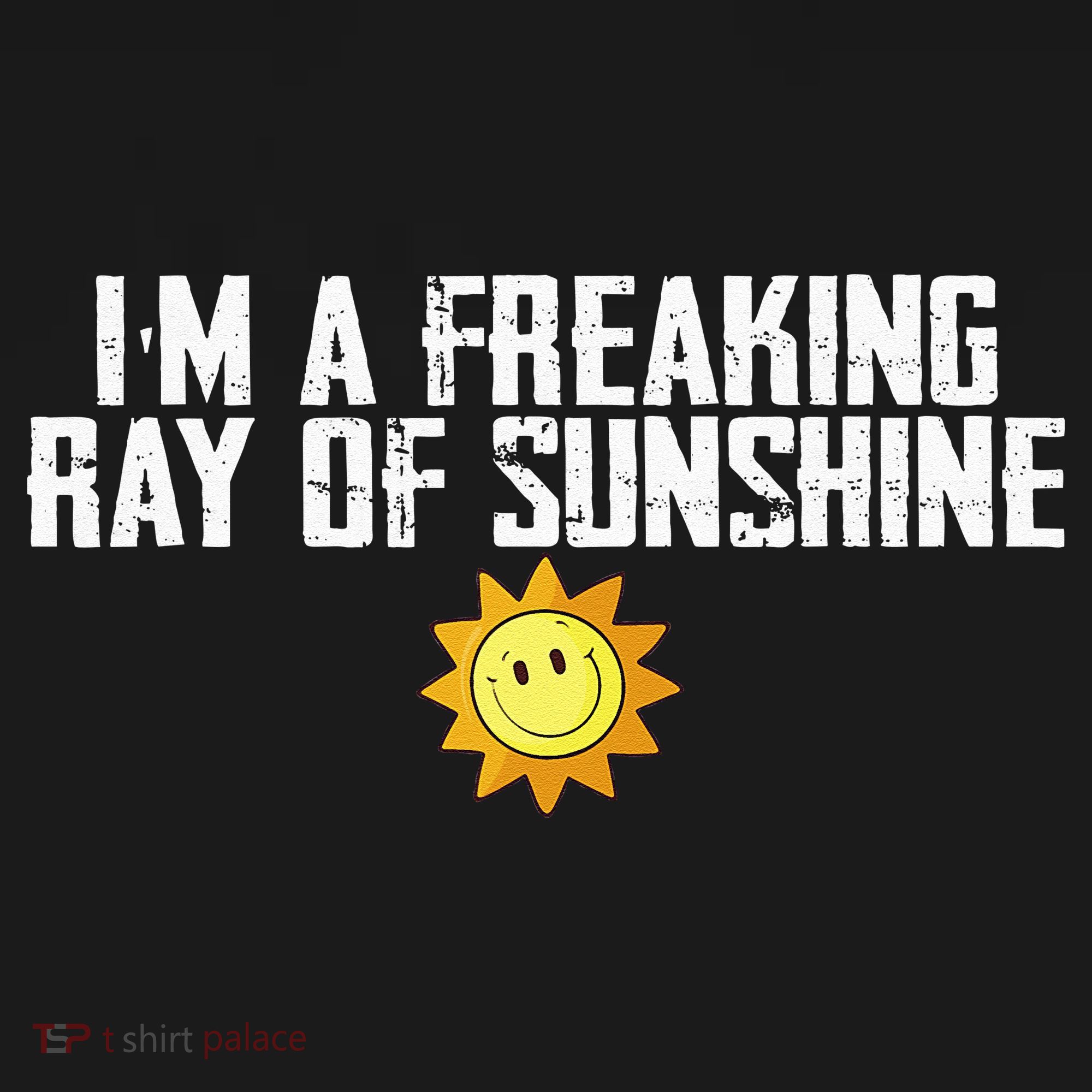 Im Just One Big Freaking Ray Of Sunshine Funny Sarcastic Baby Bodysuit