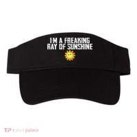 Im Just One Big Freaking Ray Of Sunshine Funny Sarcastic Visor thumb 0