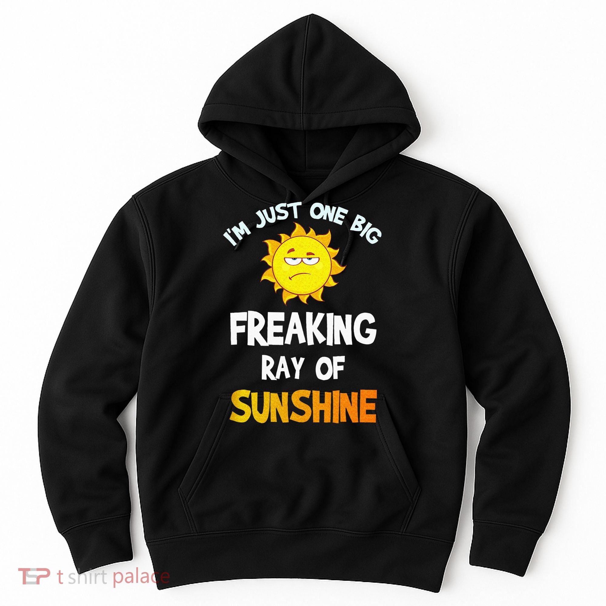 Im Just One Big Freaking Ray Of Sunshine Funny Idea Hoodie