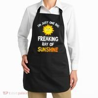 Im Just One Big Freaking Ray Of Sunshine Funny Idea Apron thumb 2