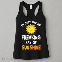 Im Just One Big Freaking Ray Of Sunshine Funny Idea Women's Tank Top thumb 3