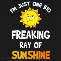 Im Just One Big Freaking Ray Of Sunshine Funny Idea Women's T-Shirt thumb 6