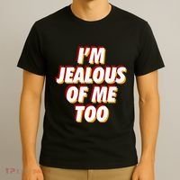IM Jealous Of Me Too Funny Saying Sarcastic T-Shirt thumb 3