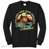 It’S Just One Dam Project After Another Funny Beaver Sweatshirt thumb 0