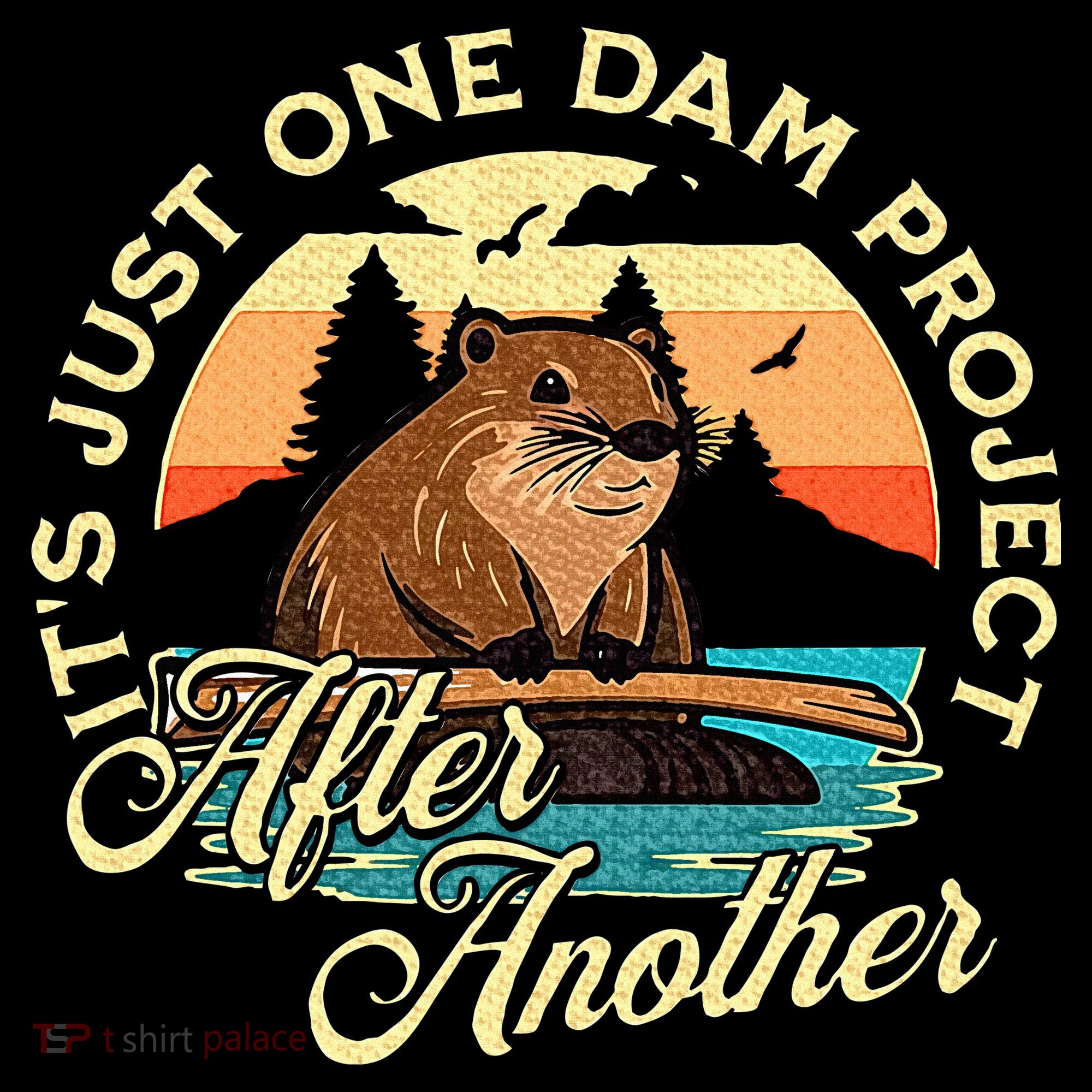 It’S Just One Dam Project After Another Funny Beaver Baby Bodysuit