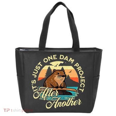 It’S Just One Dam Project After Another Funny Beaver Tote Bag