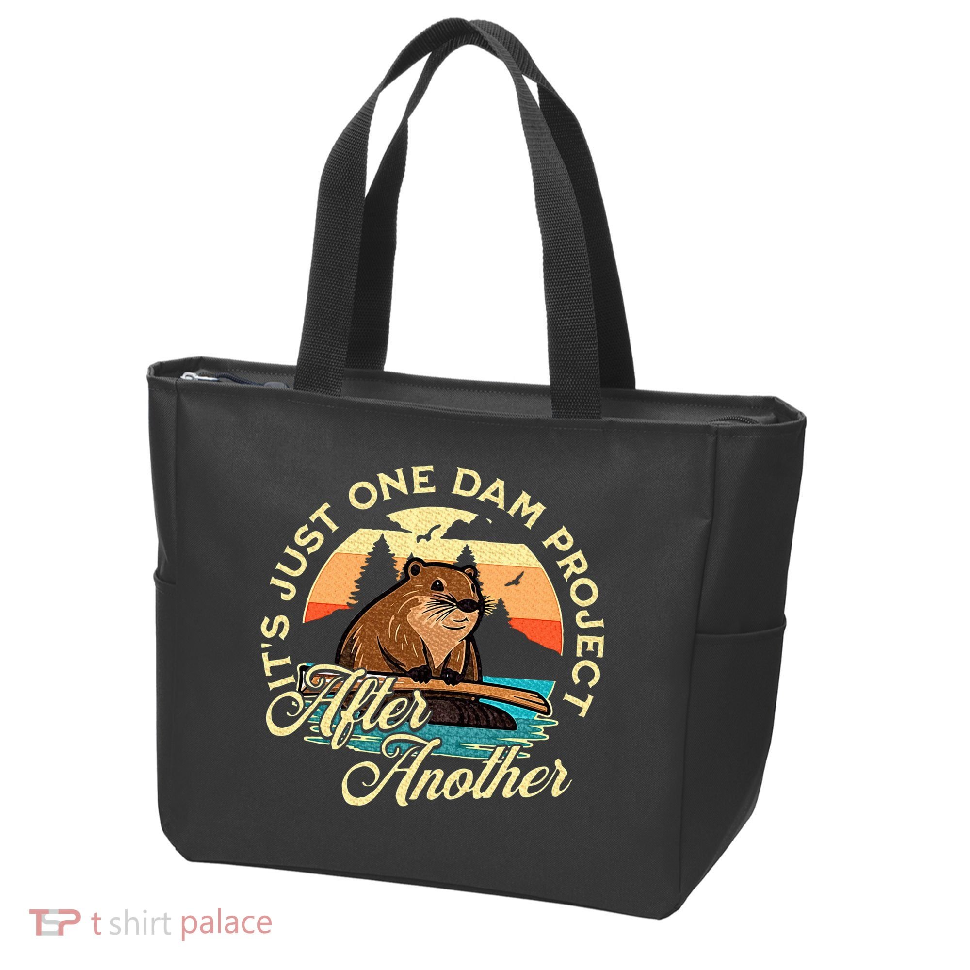 It’S Just One Dam Project After Another Funny Beaver Tote Bag