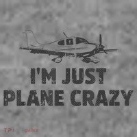 I'm Just Plane Crazy. Funny Airplane Pilots Toddler Hoodie thumb 2