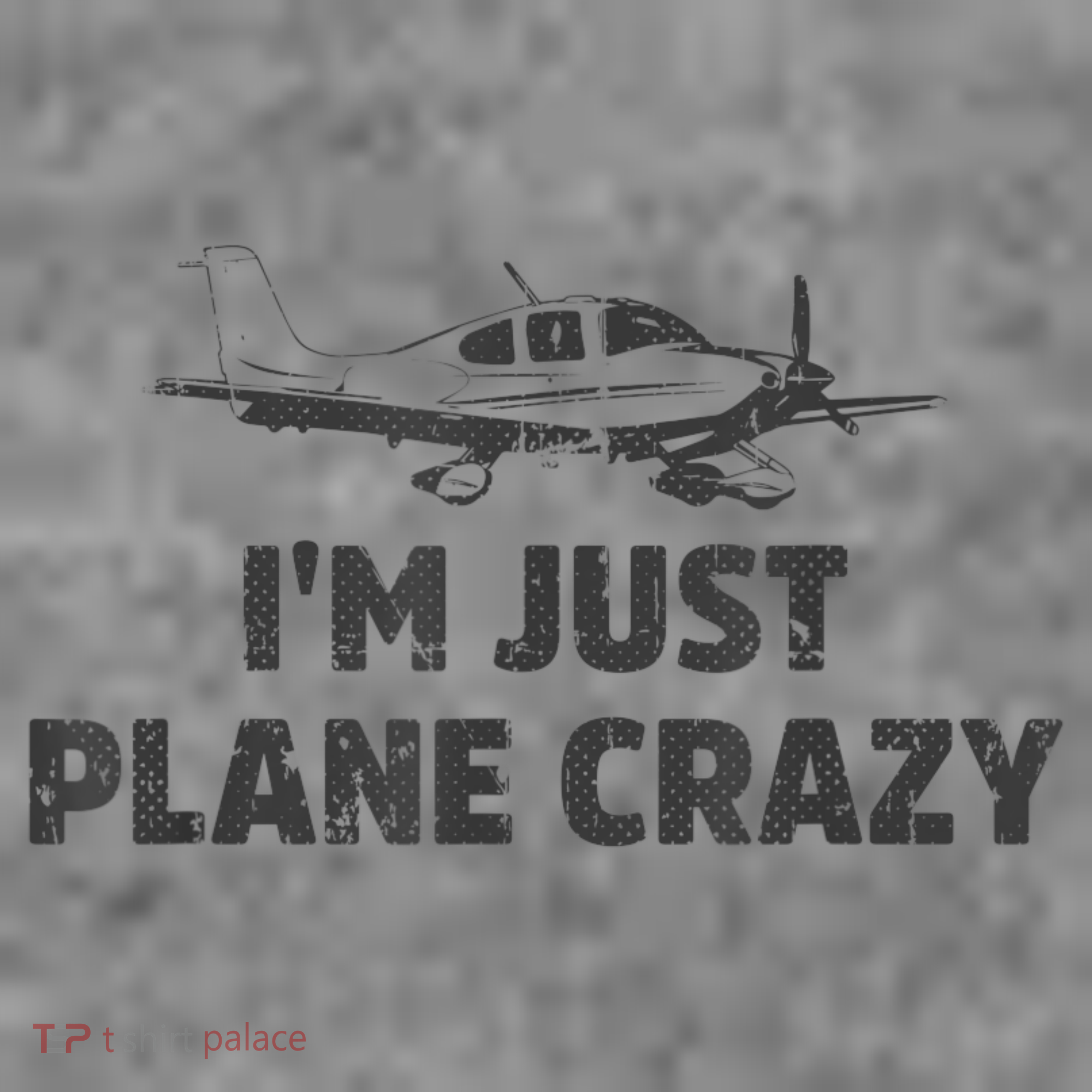 I'm Just Plane Crazy. Funny Airplane Pilots Toddler Hoodie