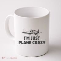 I'm Just Plane Crazy. Funny Airplane Pilots Coffee Mug thumb 0