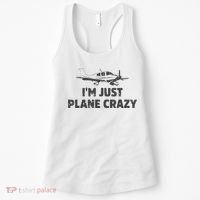 I'm Just Plane Crazy. Funny Airplane Pilots Women's Tank Top thumb 0