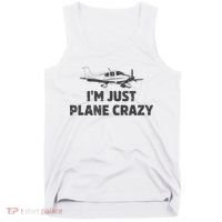 I'm Just Plane Crazy. Funny Airplane Pilots Tank Top thumb 0