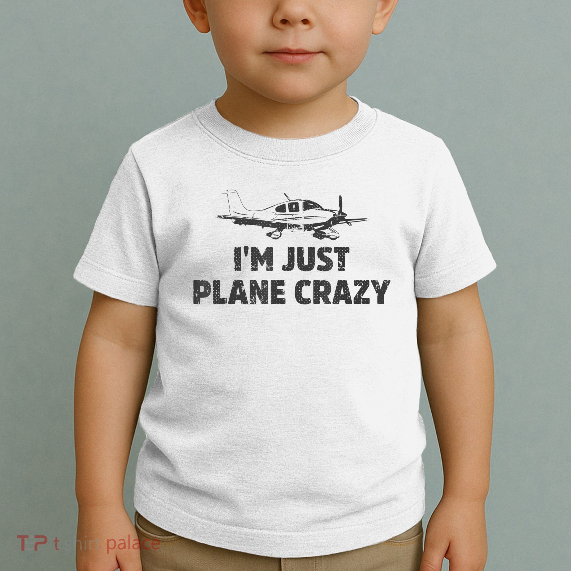 I'm Just Plane Crazy. Funny Airplane Pilots Toddler T-Shirt