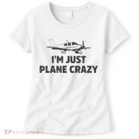 I'm Just Plane Crazy. Funny Airplane Pilots Women's T-Shirt thumb 0
