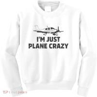 I'm Just Plane Crazy. Funny Airplane Pilots Kids Sweatshirt thumb 0