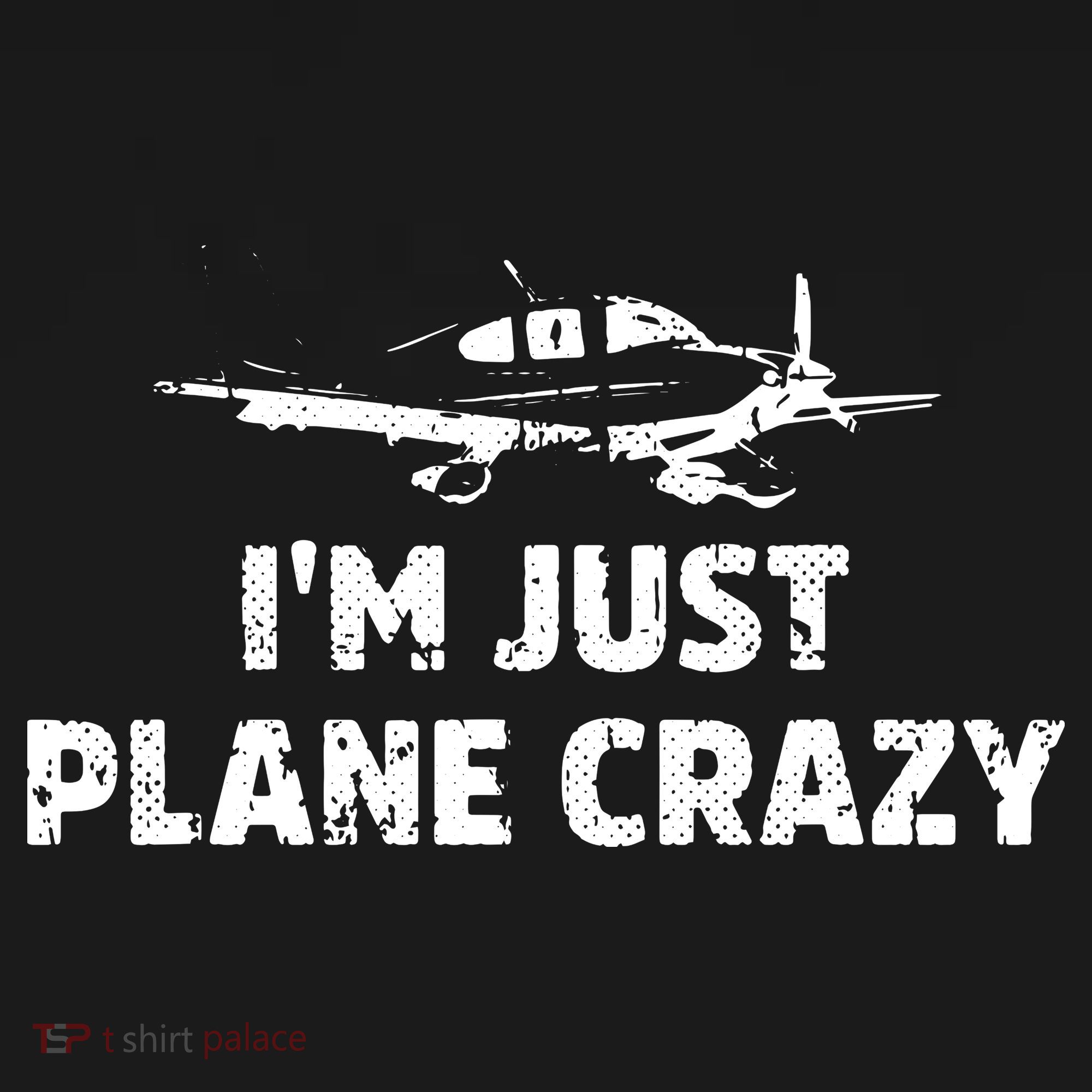 Im Just Plane Crazy Funny Airplane Pilots Backpack