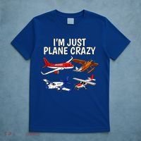 I'm Just Plane Crazy Aviation Gifts For Aircraft Pilots T-Shirt thumb 5