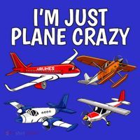 I'm Just Plane Crazy Aviation Gifts For Aircraft Pilots Women's Tank Top thumb 5