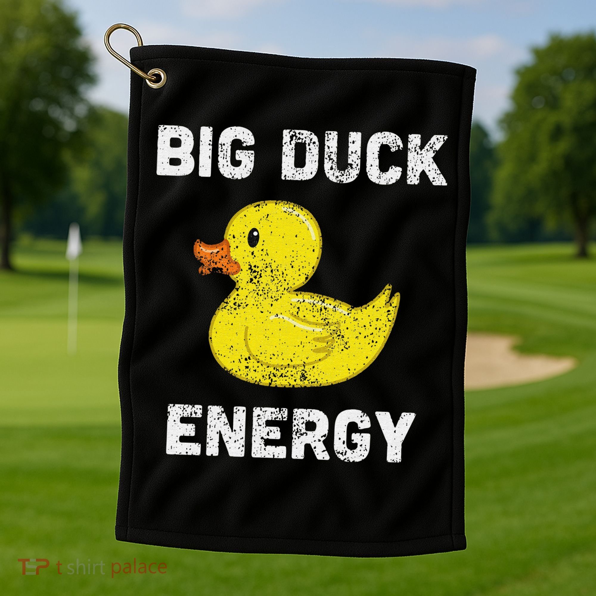 I Just Really Like Ducks Funny Rubber Duck Lover Golf Towel