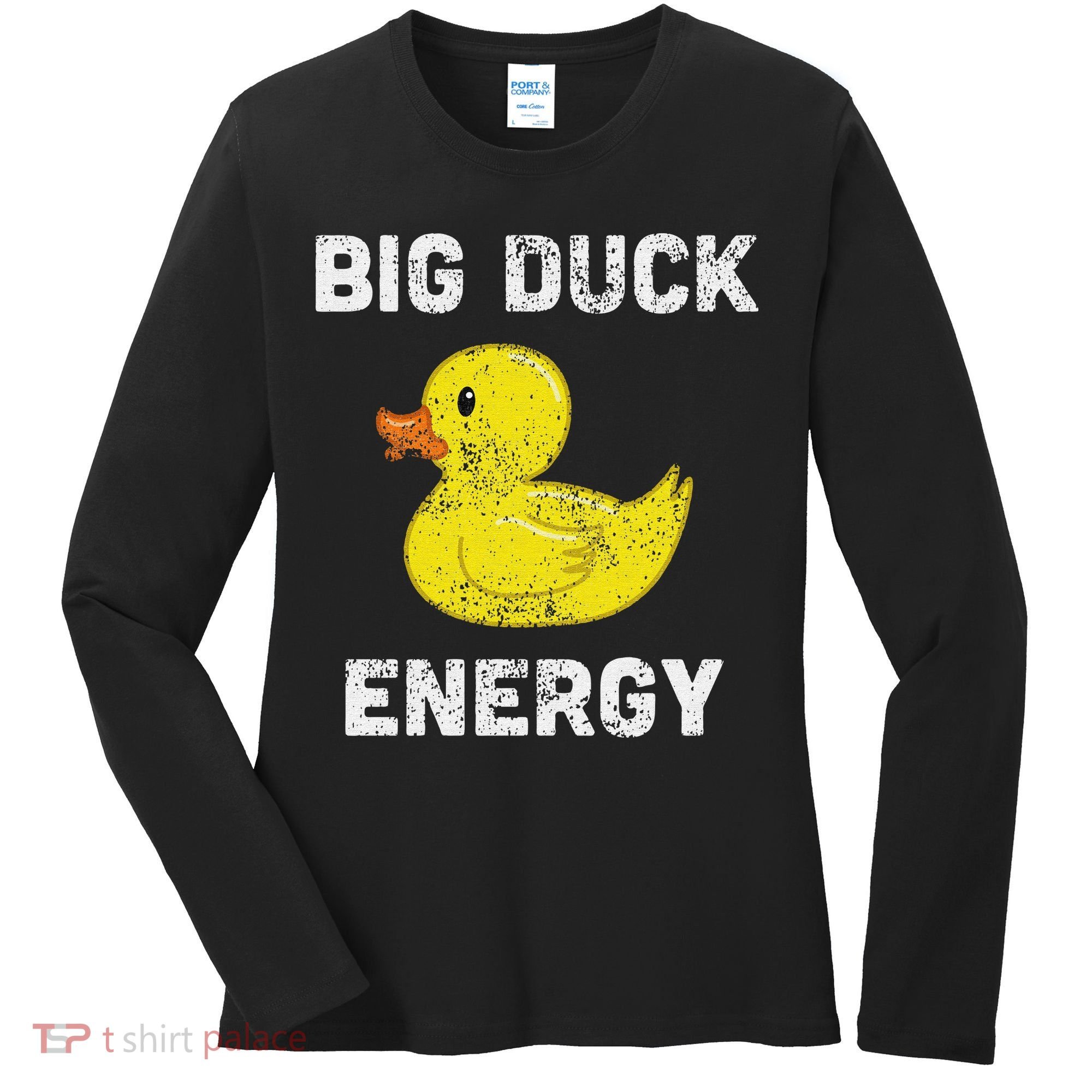 I Just Really Like Ducks Funny Rubber Duck Lover Women's Long Sleeve Shirt