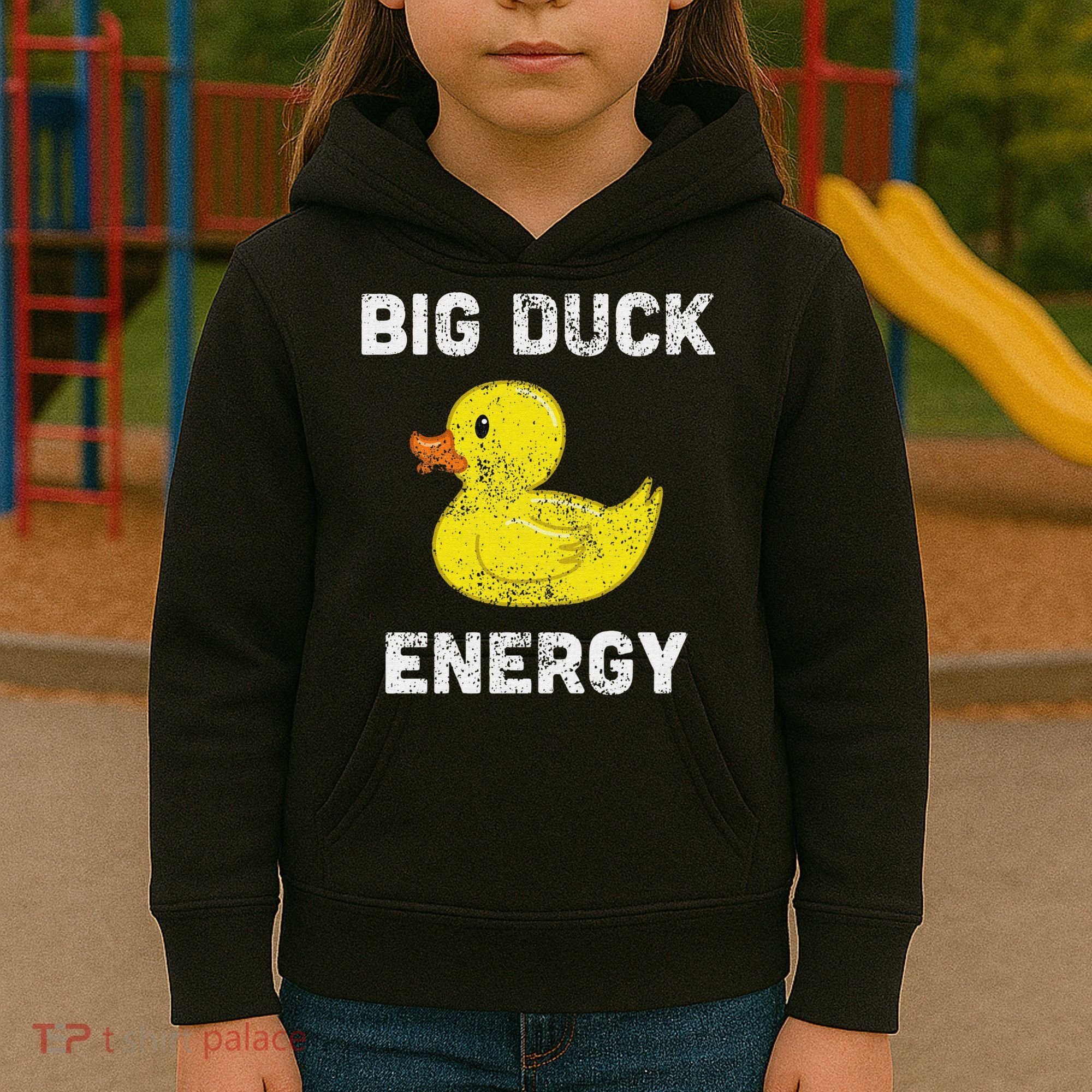 I Just Really Like Ducks Funny Rubber Duck Lover Kids Hoodie