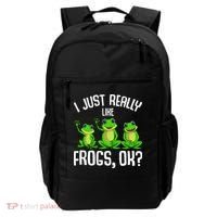 I Just Really Like Frogs Backpack thumb 0