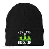 I Just Really Like Frogs Beanie thumb 0