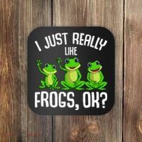 I Just Really Like Frogs Coaster thumb 0