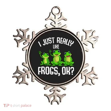 I Just Really Like Frogs Ornament