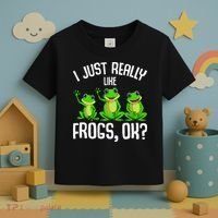 I Just Really Like Frogs Toddler T-Shirt thumb 3