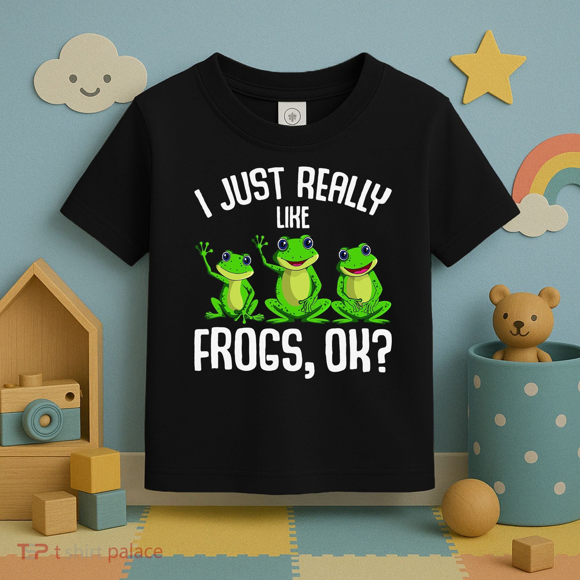 I Just Really Like Frogs Toddler T-Shirt