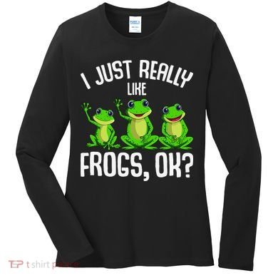 I Just Really Like Frogs Women's Long Sleeve Shirt