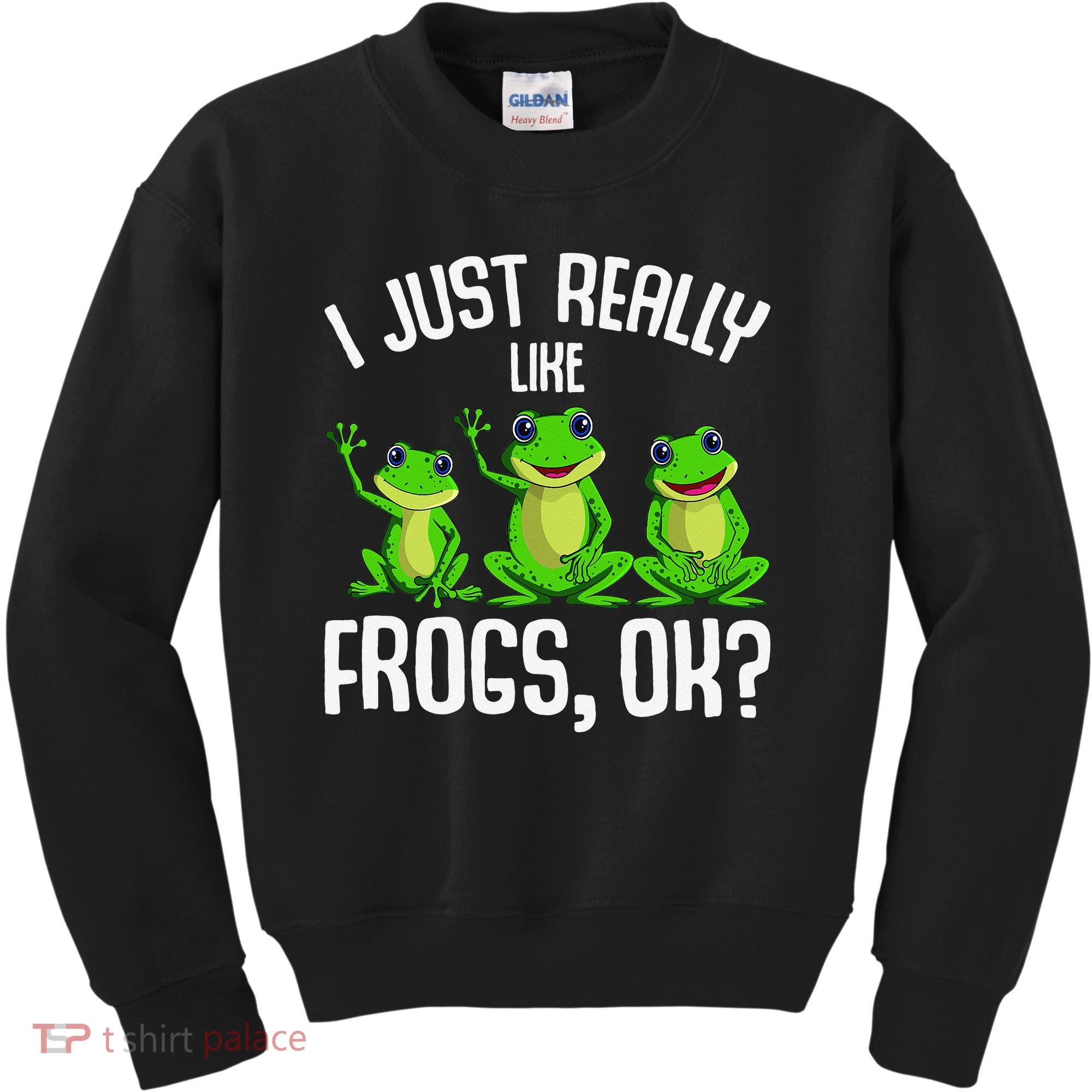 I Just Really Like Frogs Kids Sweatshirt