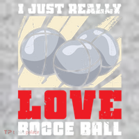 I Just Really Love Bocce Ball The Baniff Cuffed Pom Beanie thumb 2