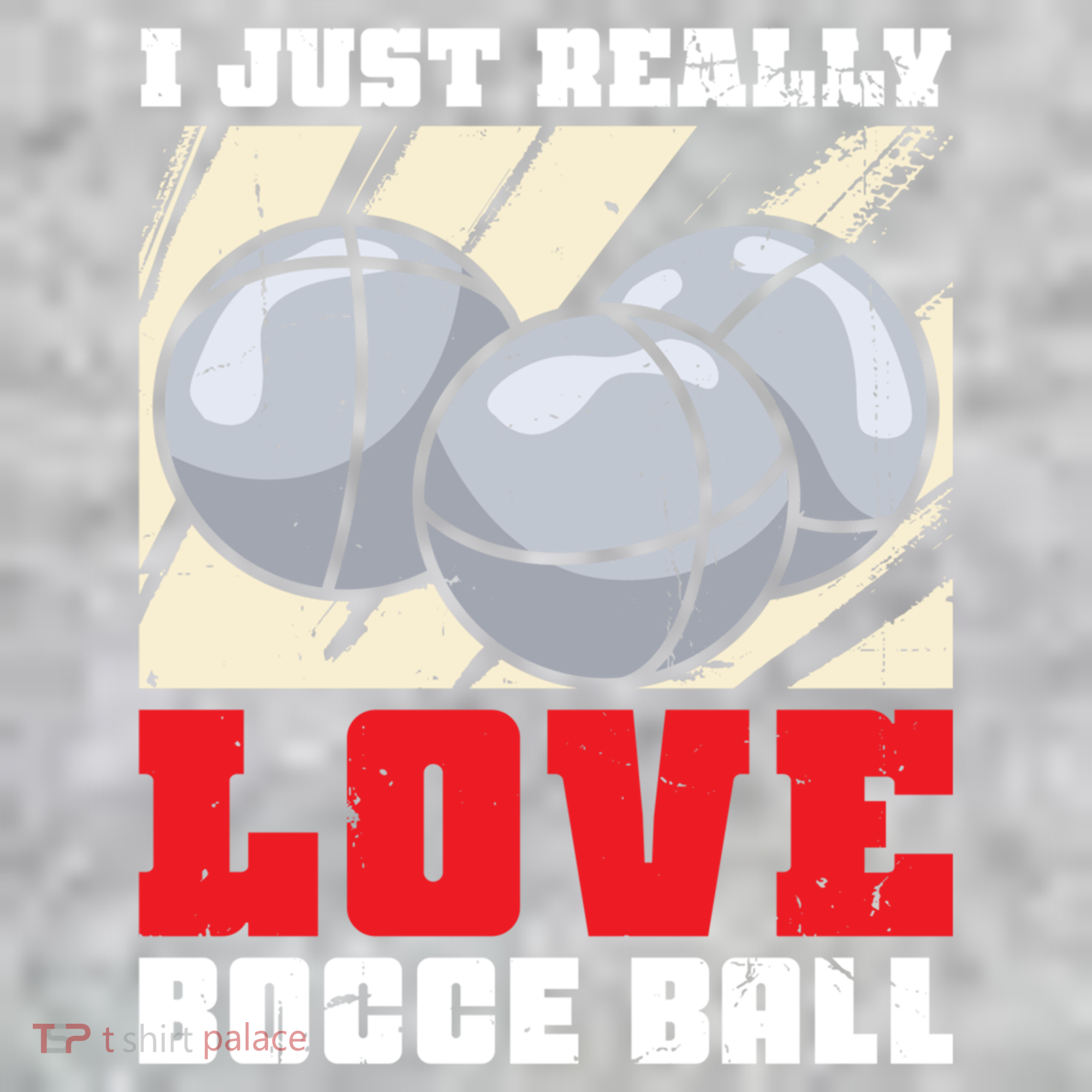 I Just Really Love Bocce Ball The Baniff Cuffed Pom Beanie