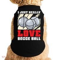 I Just Really Love Bocce Ball Doggie Tank thumb 0