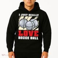 I Just Really Love Bocce Ball Hoodie thumb 2