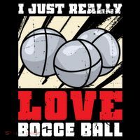 I Just Really Love Bocce Ball Sweatshirt thumb 3