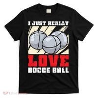 I Just Really Love Bocce Ball T-Shirt thumb 0