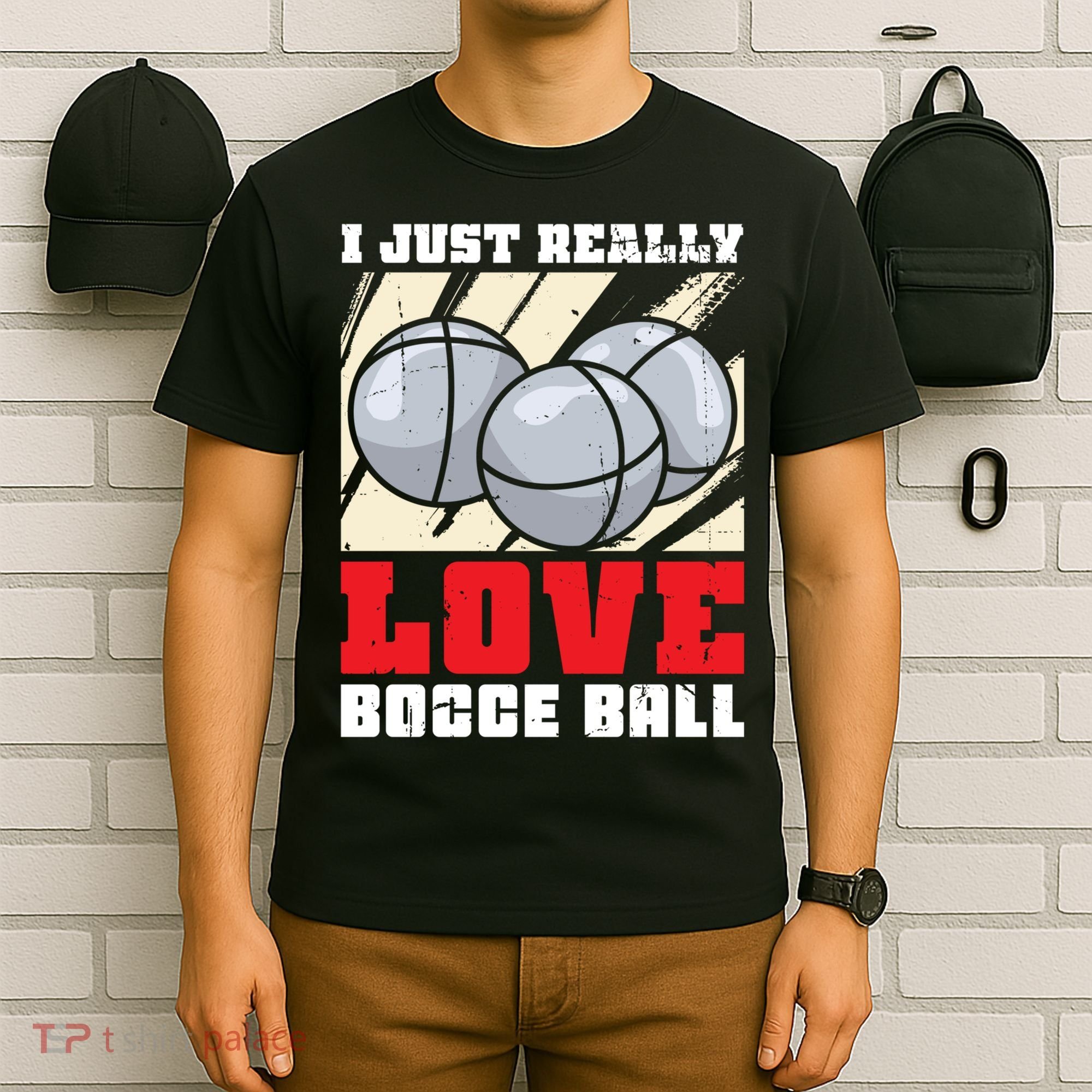 I Just Really Love Bocce Ball T-Shirt