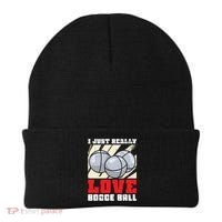 I Just Really Love Bocce Ball Beanie thumb 0