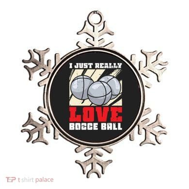 I Just Really Love Bocce Ball Ornament