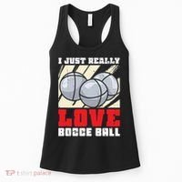 I Just Really Love Bocce Ball Women's Tank Top thumb 0