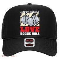 I Just Really Love Bocce Ball Hat thumb 0