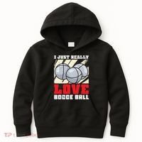 I Just Really Love Bocce Ball Kids Hoodie thumb 0
