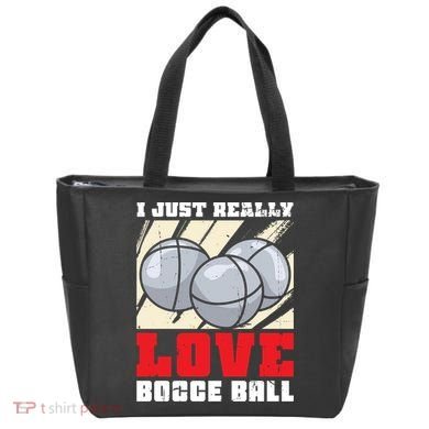 I Just Really Love Bocce Ball Tote Bag